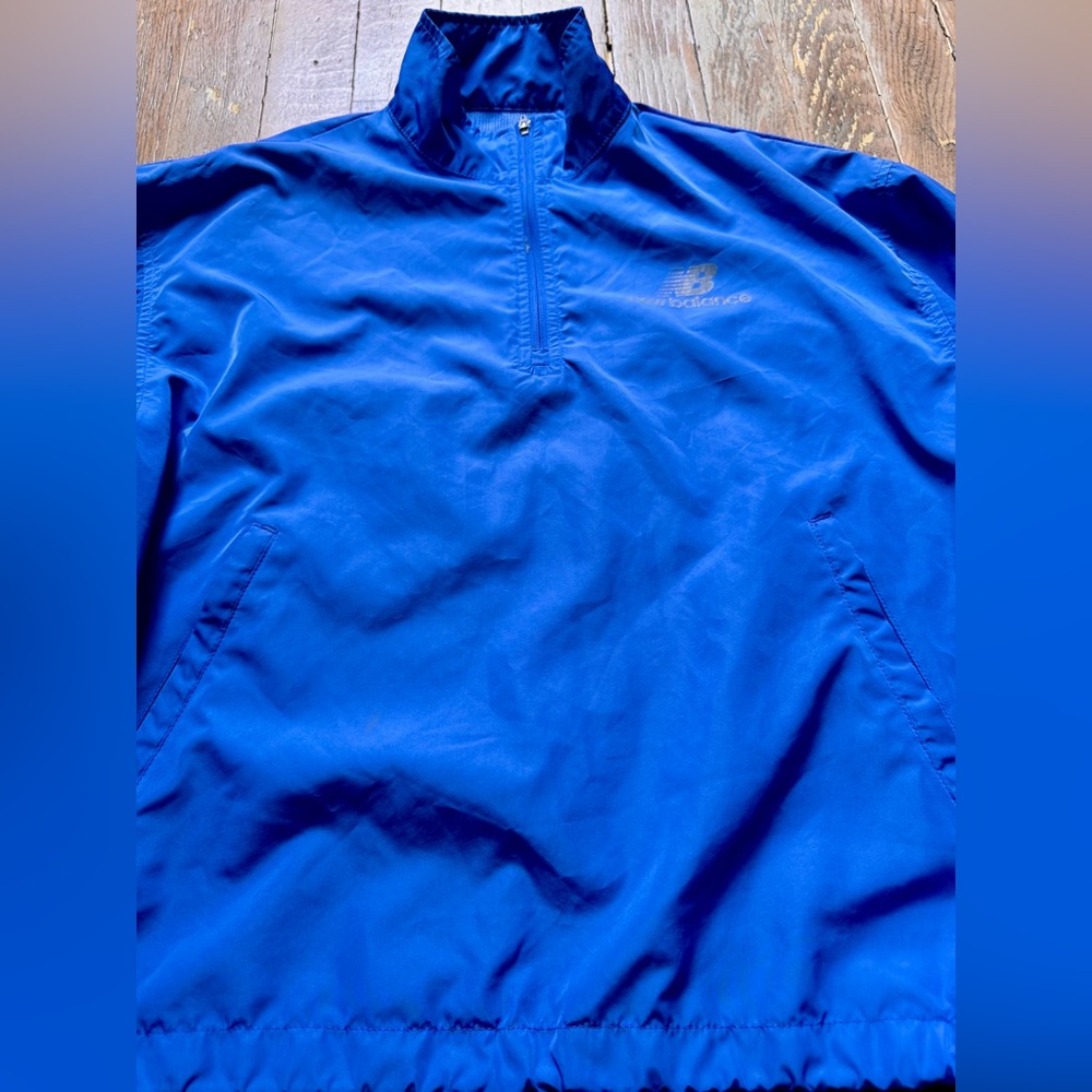 Blue New Balance windbreaker Pullover Size Small